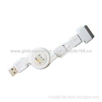 USB 3-in-1 telescopic line for data transmit and charger